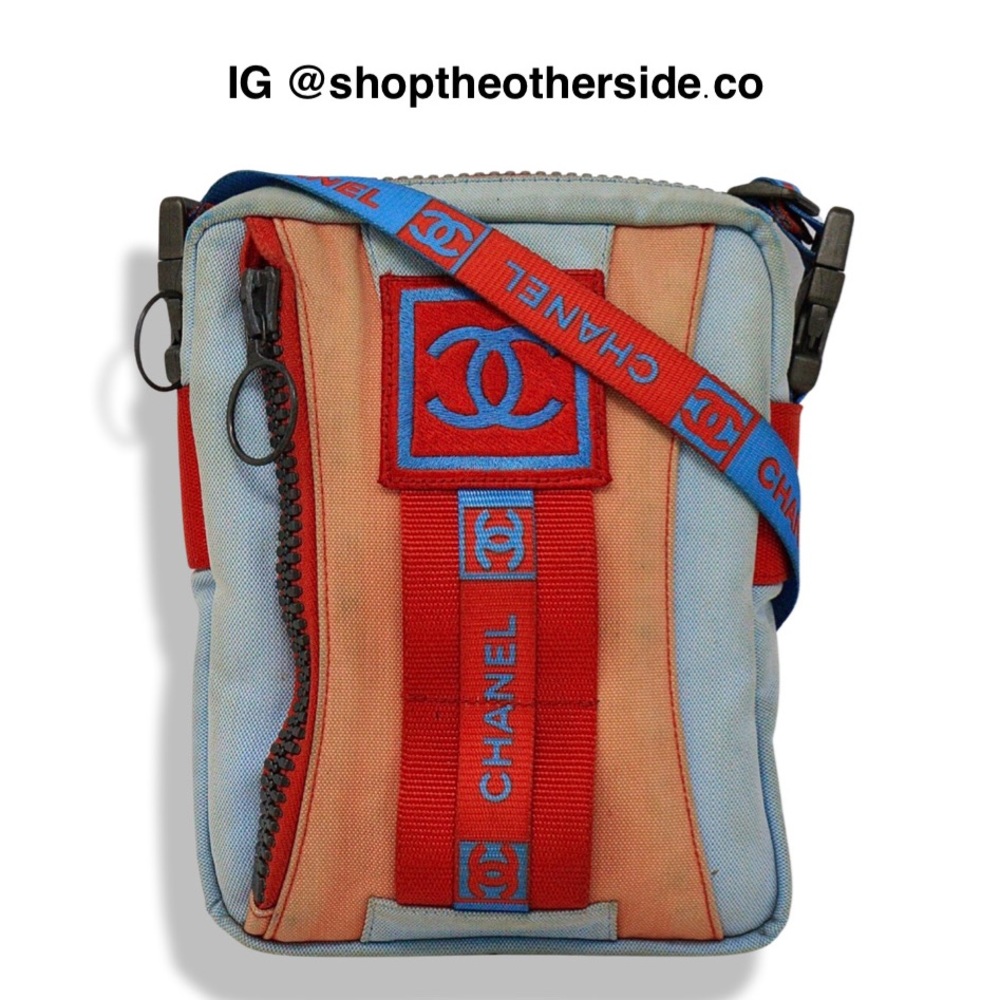 Chanel Sport Vintage Canvas Crossbody 2002 Blue